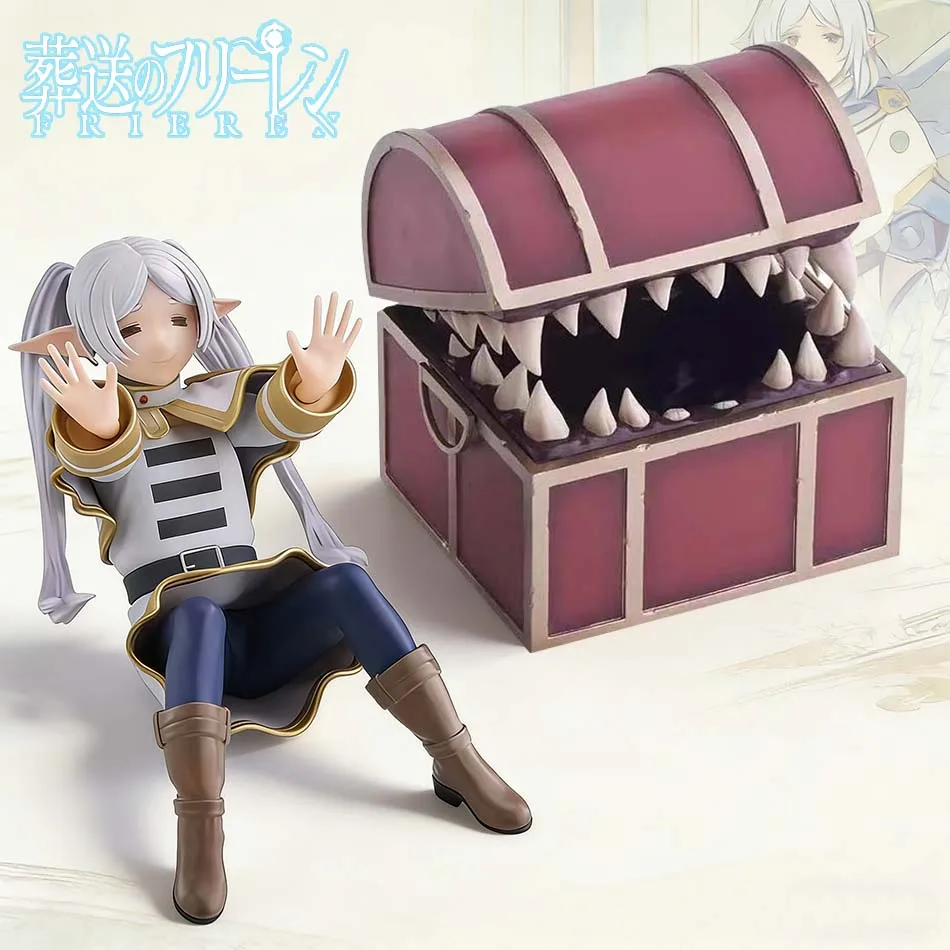 

Frieren Beyond Journey's End Frieren Treasure Box Monster Figura de anime Juguete Fern Noodle Stopper Figura de acción
