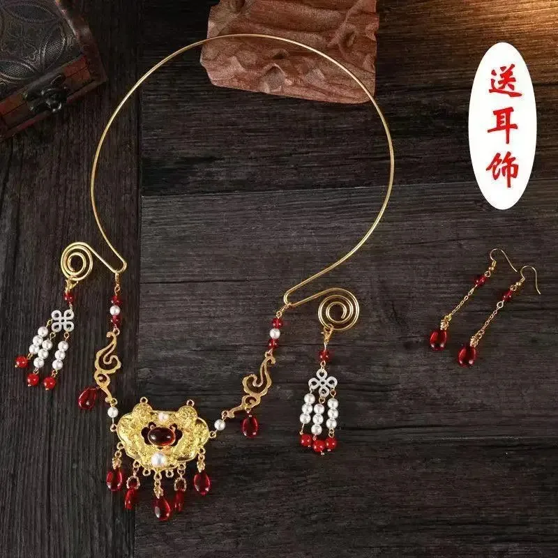 DY20 المسؤولين السماويين يباركون تاج الأمير الفرح الله شيه ليان كوس ريشة كيو الطاووس تأثيري حلي هان فو Halloween25