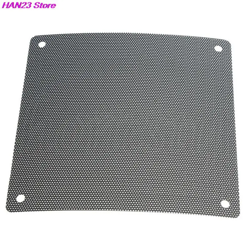 5pcs / lot 120mm Cuttable Black PVC PC Fan Dust Filter Dustproof Case Computer Mesh