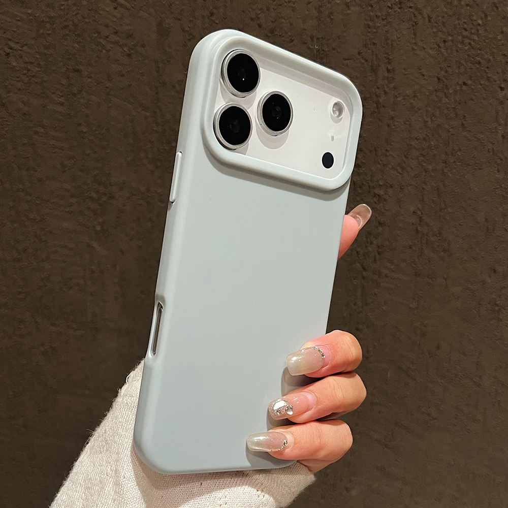 Bonbonfarbene Silikon-Schutzhülle für iPhone 17 18 Pro Max Air 17 Pro Stoßfeste Matte Weiche TPU-Bumper-Rückseitenhülle