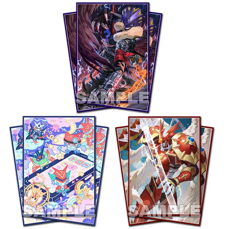 

60 шт./компл. Digimon Adventure Gatchmon Beelzebumon Dukemon рукав для карт DTCG аниме игра коллекционная карта защитный чехол 67*92 мм
