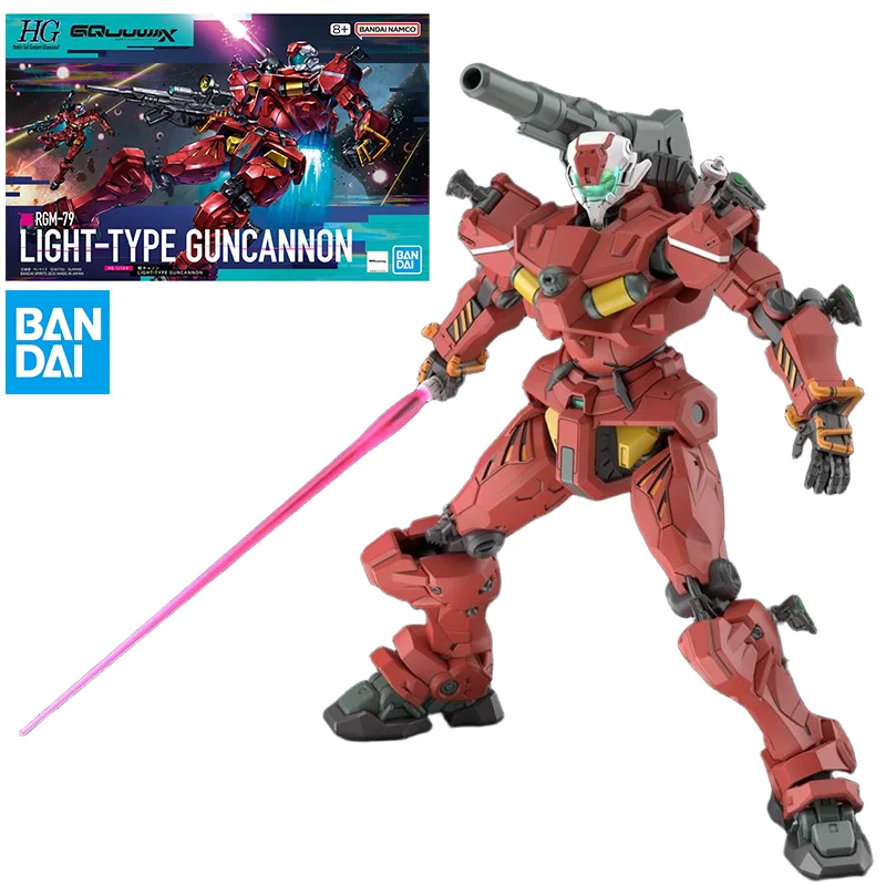 

Original Bandai Model BANDAI HG GQuuuuuuX 1/144 RGM-79 Light-type Guncannon Figure Anime Figurine Collections Toys Gifts Kids