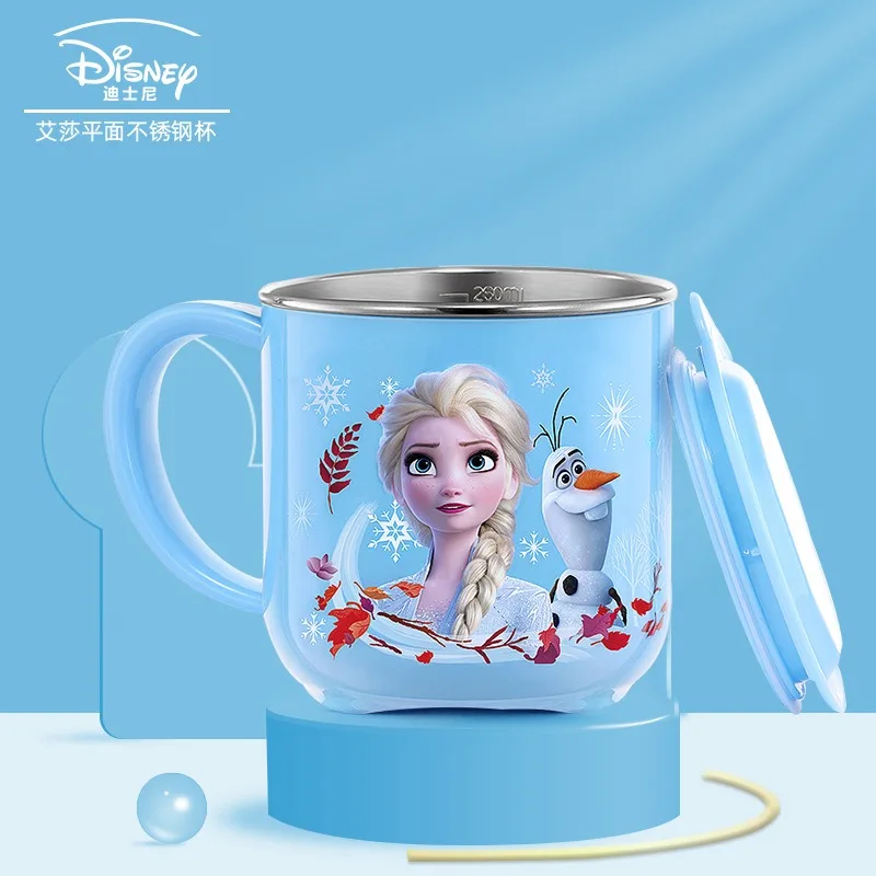 

Disney Princess Cartoon Children Cup Snow White Coffee Cup Rapunzel Water Drinking Stainless Steel Cups Cute Cinderella Cup