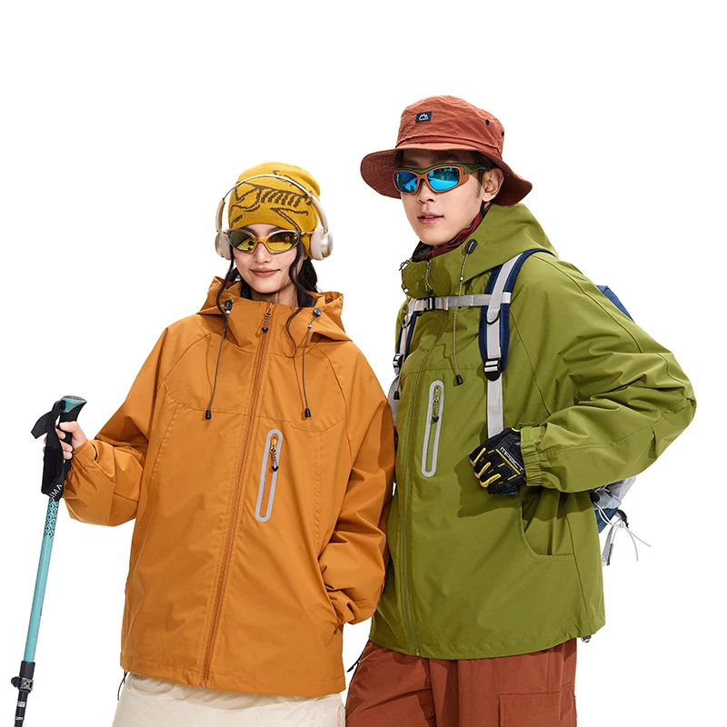 

Unisex Couple Coat Outdoor Waterproof Windproof Trekking Mountaineering Sports Casual Anorak Trench Coat Men's coat Men's coats
