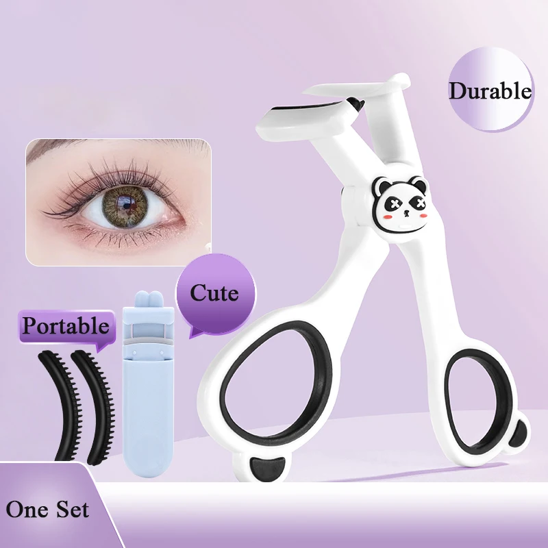 1pc Cute Panda Woman Eyelash Curler Cosmetic Makeup Tools Clip Lash Curler Lash Lift Tool Beauty Eyelashes Makeup Tools