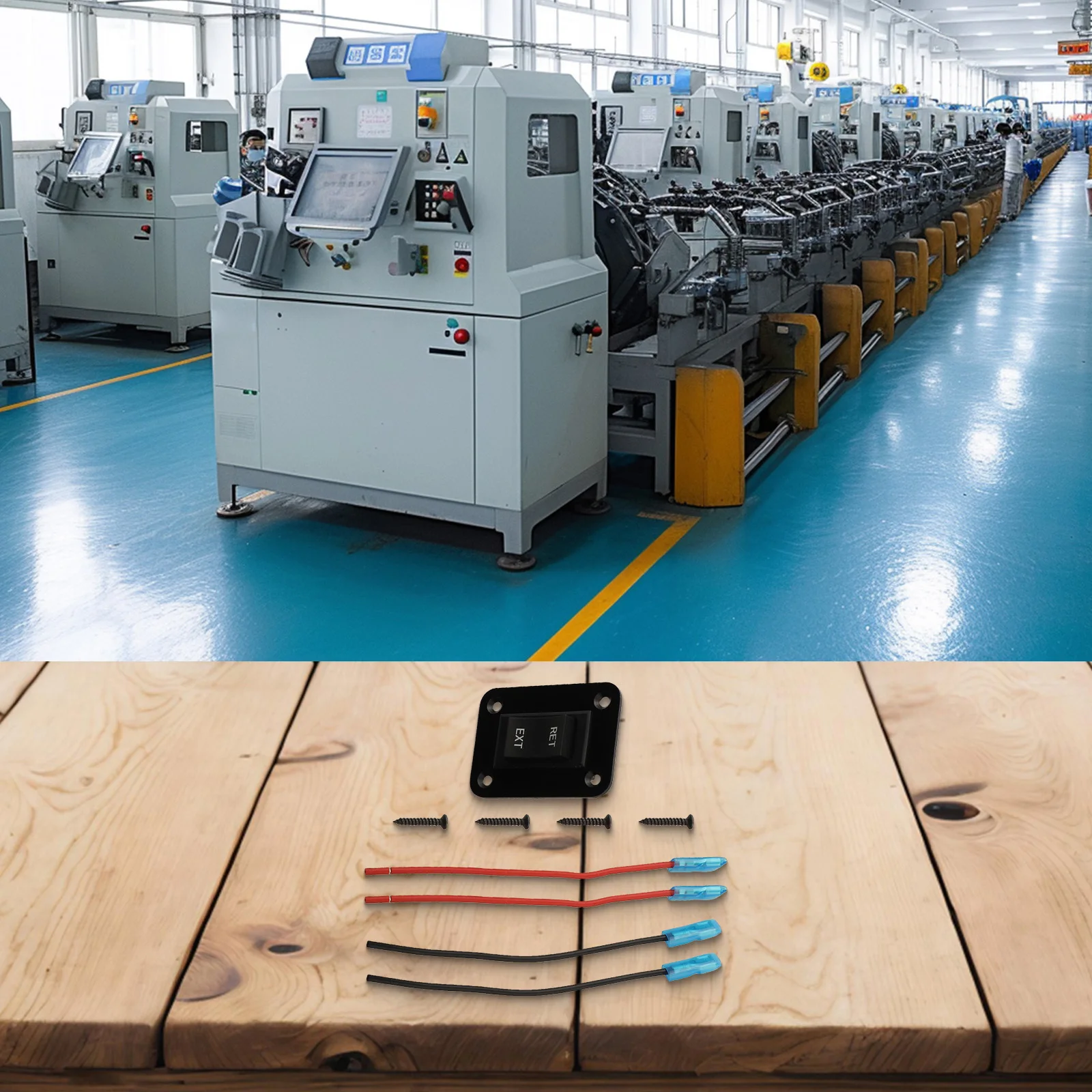 Evoc Size 38mmx21mmx47mm Dual Reset Switch Mechanical Life 50000 Times Electrical Life 10000 Times 4-pin Switch