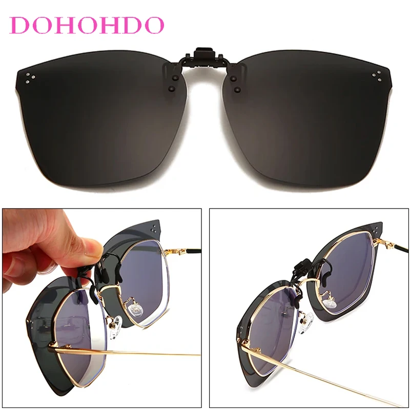 

Classic Designer Sports Driving Polarized Night Vision Clip-on Flip-up Lens Anti-Glare Shades Fishing Goggles Men Women UV400