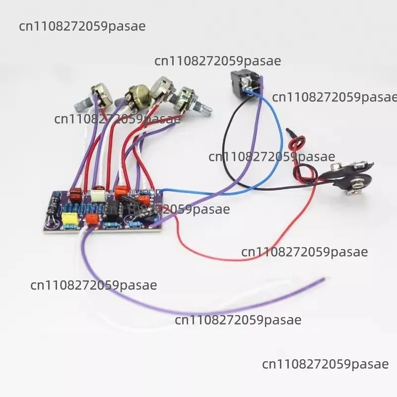 DIY with Built-in Active Circuitry 3-band EQ Preamp Board