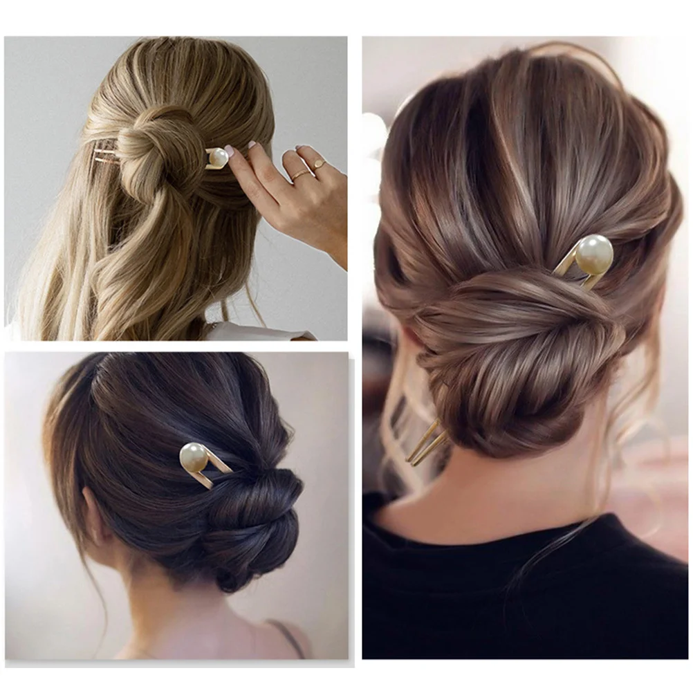 

4 шт., металлическая шпилька, элегантная гладкая поверхность, вилка для волос, палочка, свернутый держатель для булочек, женские аксессуары для волос, реквизит для фотосессии