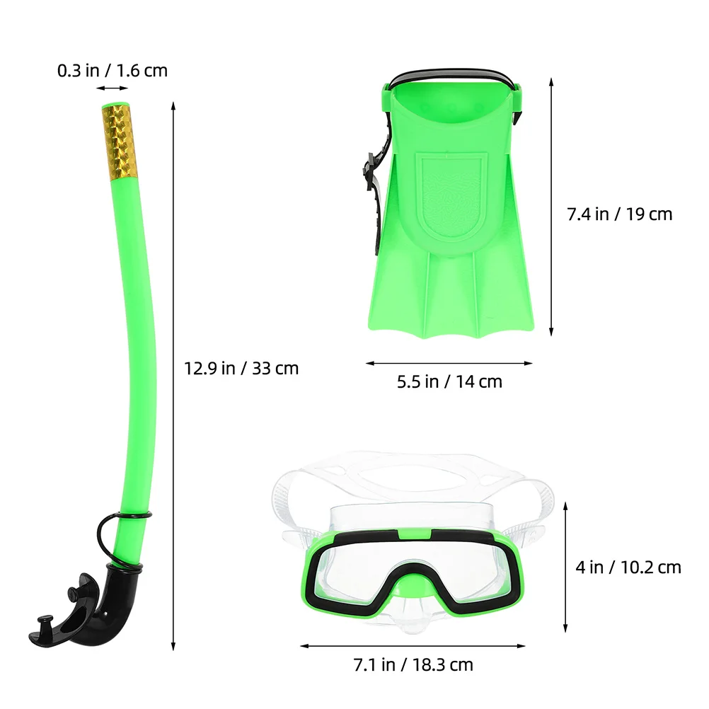 

1Set Snorkeling Gear Set Durable Mask Snorkel Comfortable Jaw Relief Design Suitable for Swimming Diving Snorkeling