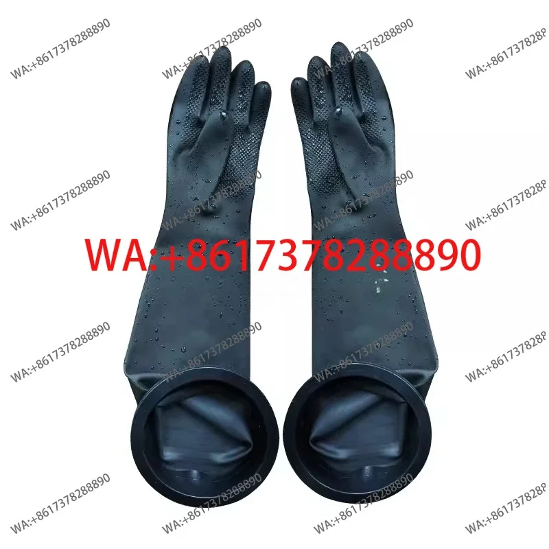 Sandblasting machine accessories thickened high abrasion resistant rubber belt granular glossy industrial gloves