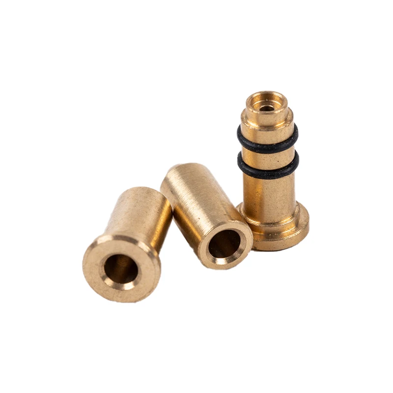 3 Pcs Reusable Brass Copper Nozzle Refill Butane Gas Adapter Inflatable Head For Dupont Ligne 2/Gatsby Lighter Filling image 3