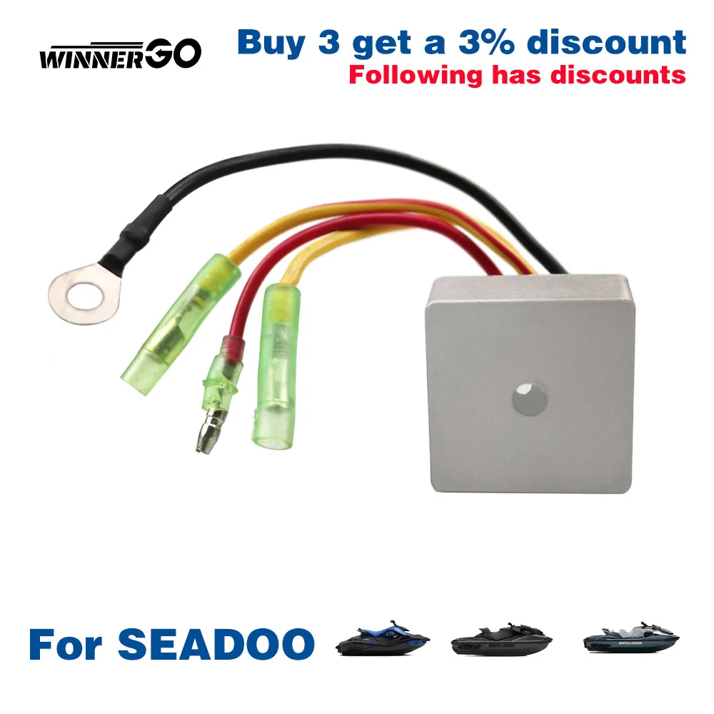 

Voltage Regulator Rectifier for SeaDoo Explorer650 Speedster720 Sportster GTS650 GTX720 GT580 GTS GTX GT SP SPI SPX 278000123