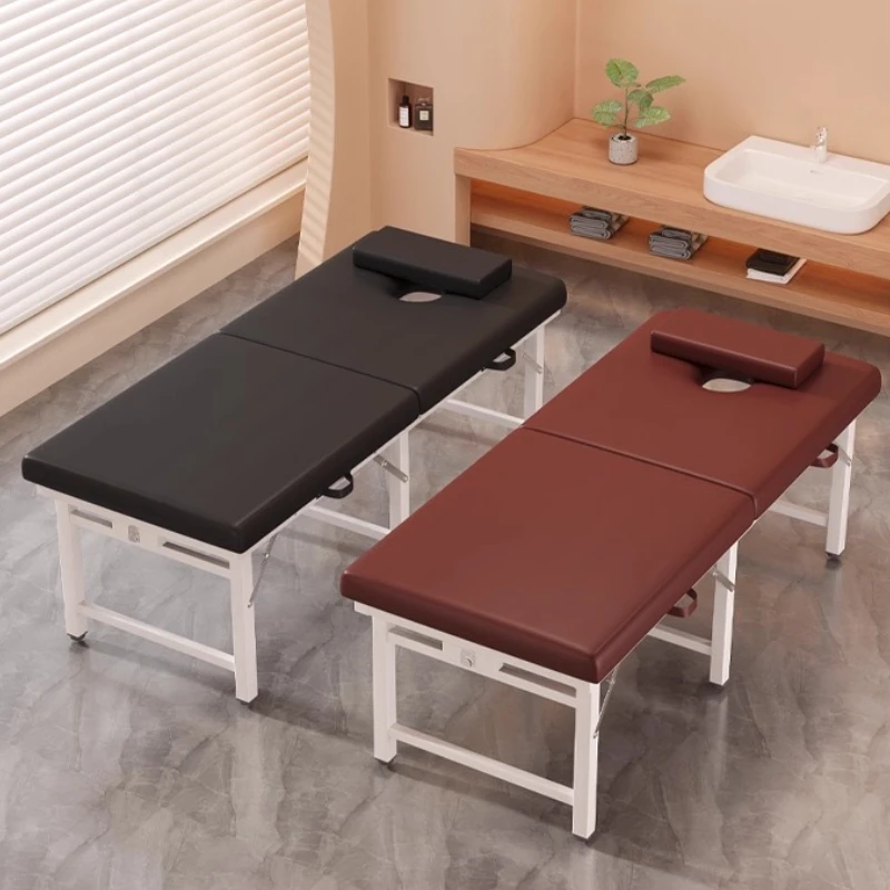 Folding Beauty Bed Modern massage table beauty beds professional aesthetic stretcher Portable massage table Salon Furniture