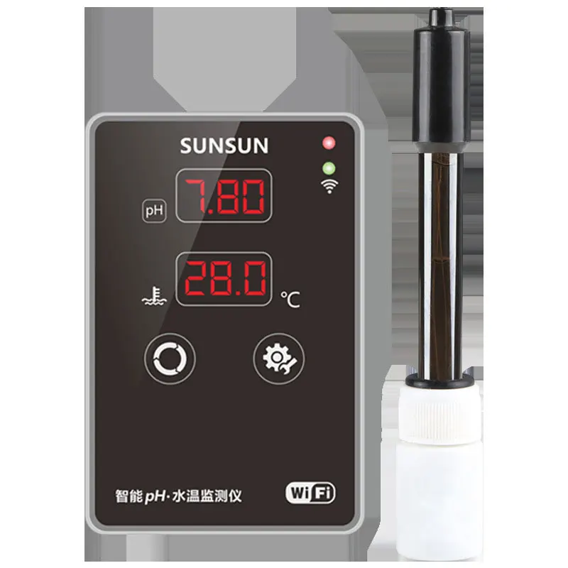 

Aquarium PH Tester Digital Water Quality Monitor Sensor Remote Control Fish Tank pH Meter High Accuracy Aquatic pH Tester Pen