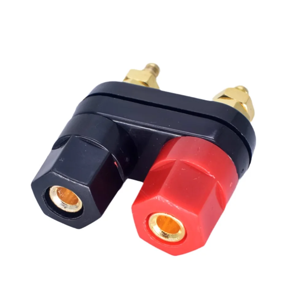 4MM Banana Plugs Couple Terminals Red Black Wire Connector Electrical Binding Post Banana Audio Speaker Socket Jack Amplifier ﻿