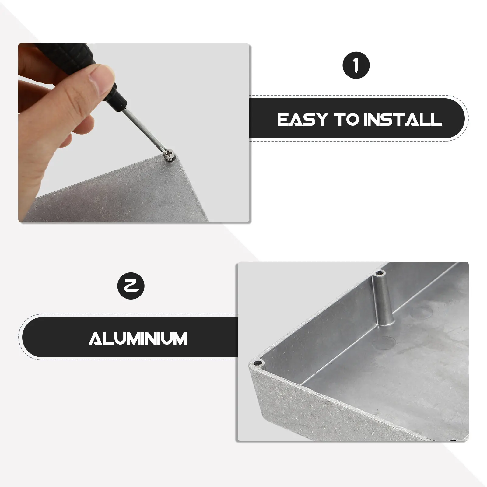 

Effect Aluminum Box Guitar Effects Pedal Case Bass Accessory Enclosure Enclosures