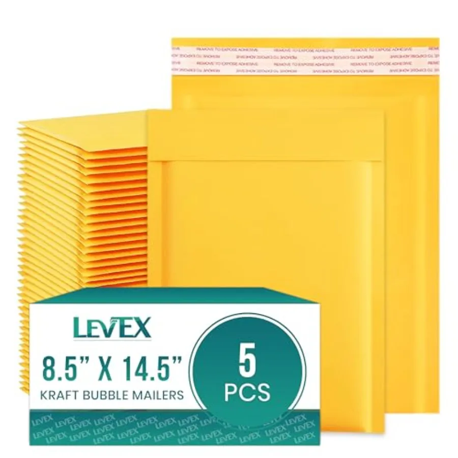 

- #3 8.5" x 14.5" [5 Pack Kraft Bubble Mailers, Padded Envelope Mailers, Packing Envelope and Mailing Bags for Shipping