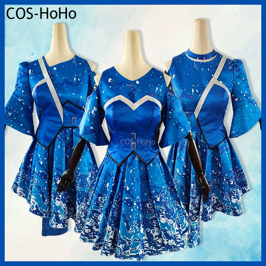 

COS-HoHo Anime Lovelive Takami Chika/Ohara Mari/Matsuura Kanan Permanent Hours Singing Suit Lovely Dress Cosplay Costume