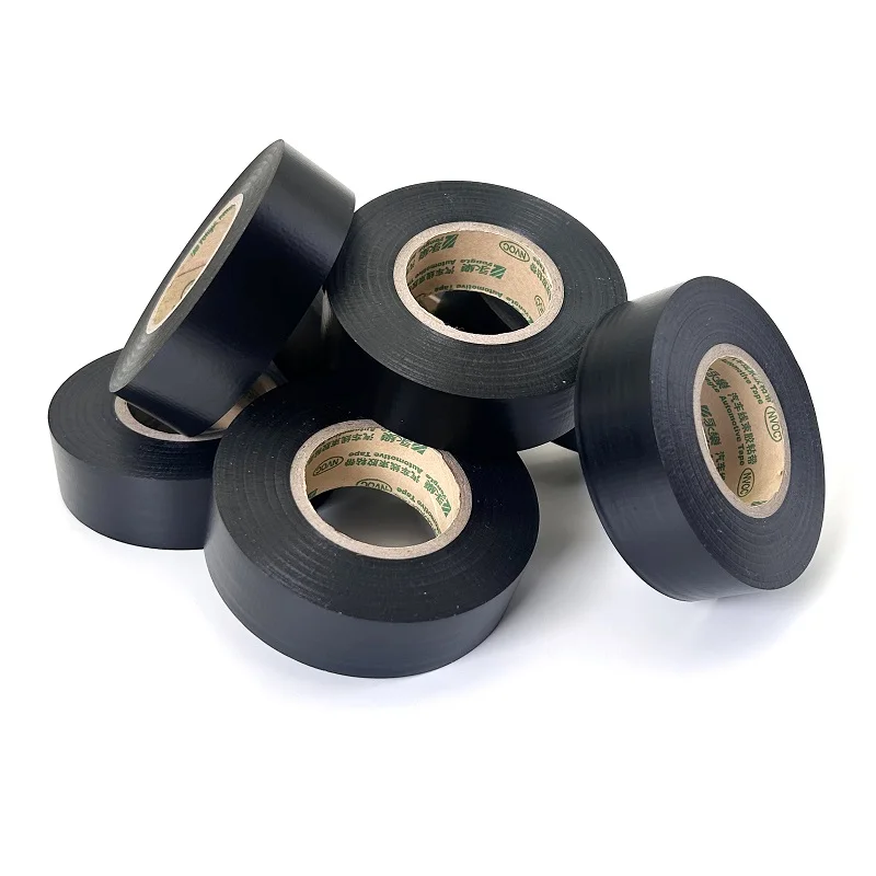 Wid 19/25mm X 30M/Roll Premium Black Heat-Resistant PVC Electrical Tape Waterproof Insulating Protection for Sealing Wires Cable