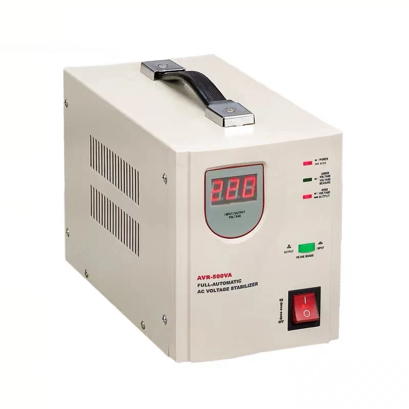 500VA-10KVA Voltage Regulator Automatic Household Ac Voltage Regulator Tv Computer Refrigerator Voltage Regulator 220V