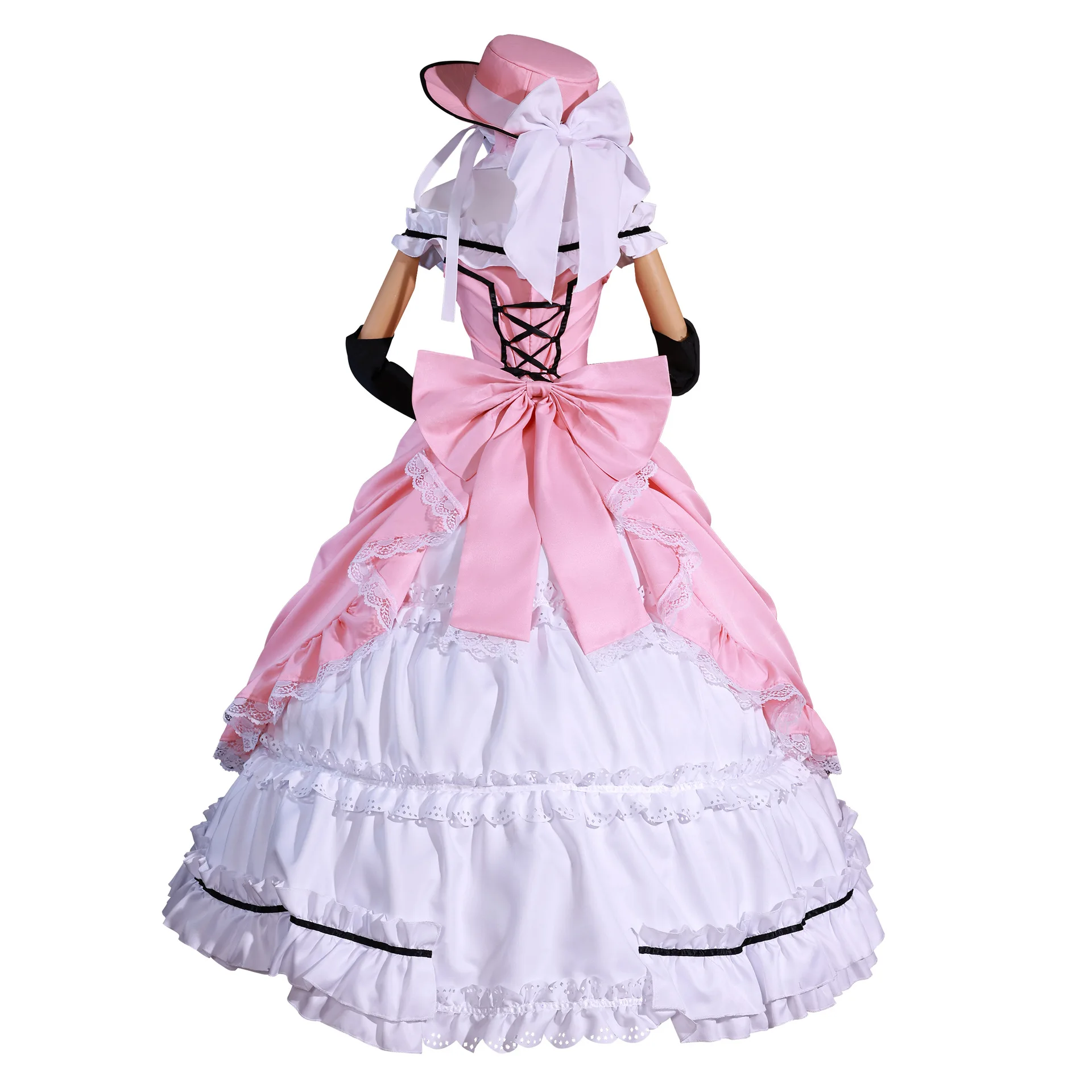 Black Butler Ciel Phantomhive Cosplay Costume, Robes Lolita, Vêtements Haut de Gamme, Perruque Trempée, Costume de ix