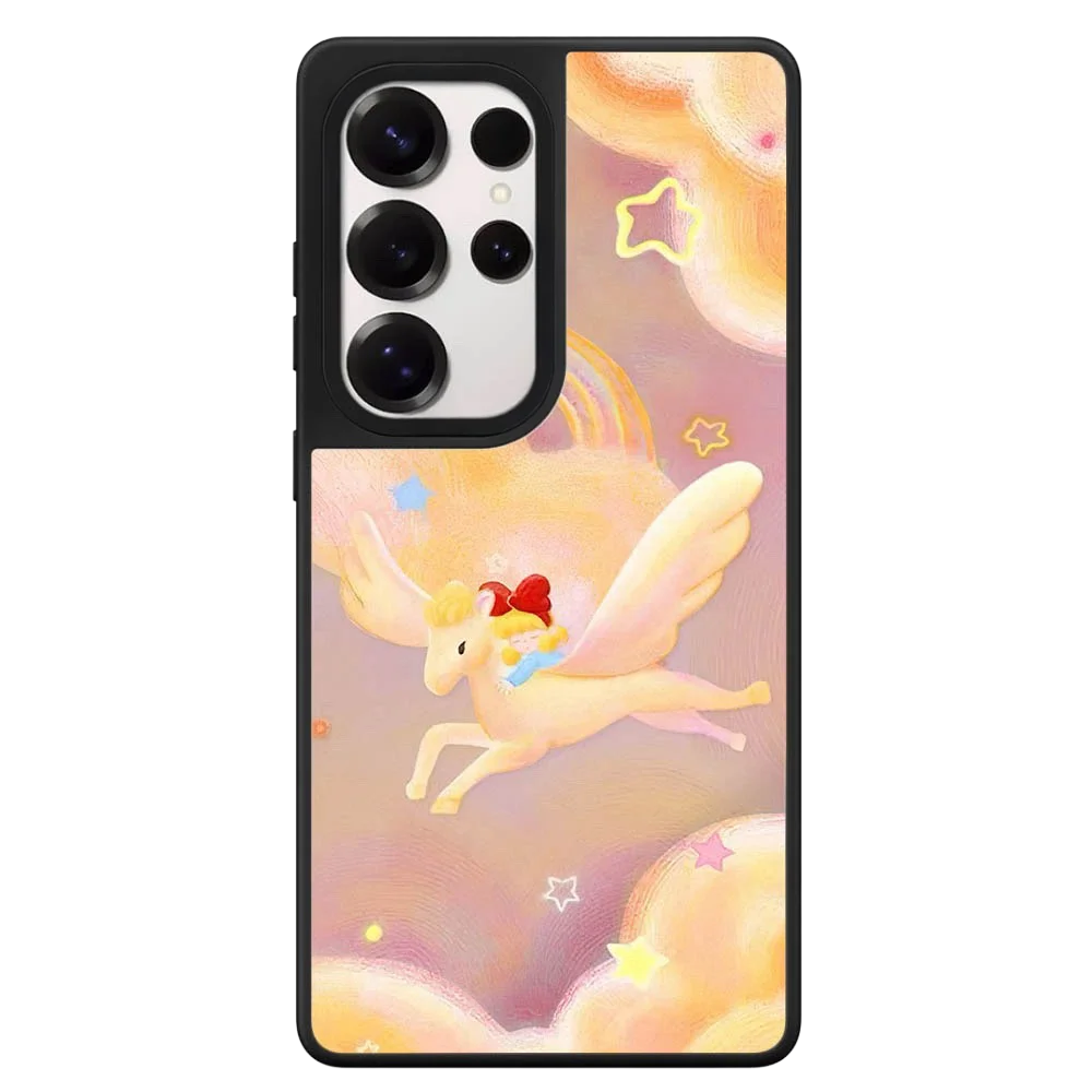 

6012158 Mirror Surface Magnetic Case: Compatible with Samsung Galaxy S23 U S24U S25 S26 Ultra S25+ S26 Plus Shell