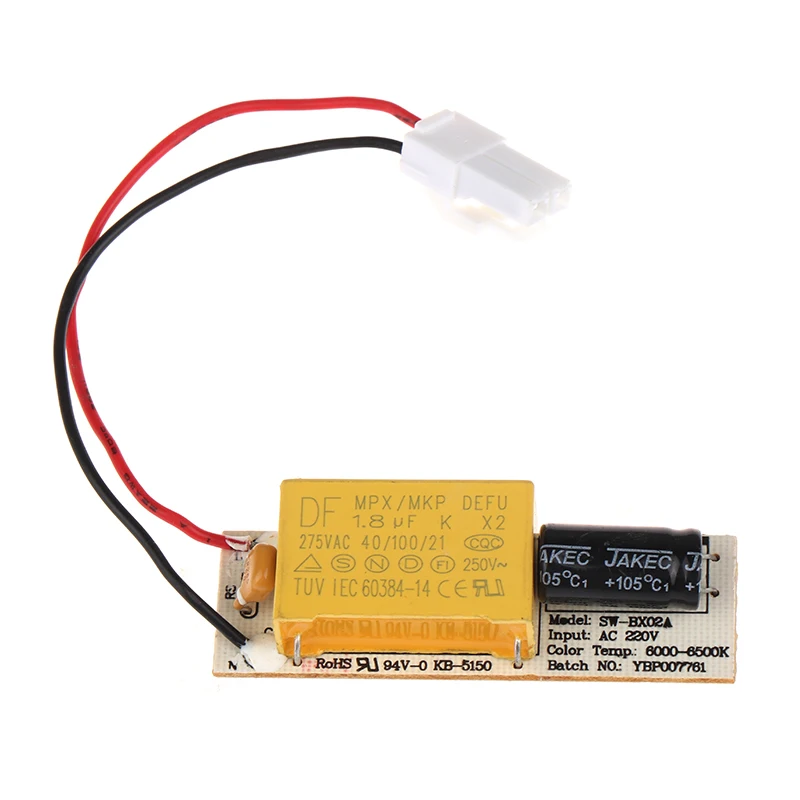 1pc Lighting LED lamp circuit board LED Light Cluster Assembly Hoover Candy Fridge Freezer PCB Circuit Board SW-BX02A AC 220V