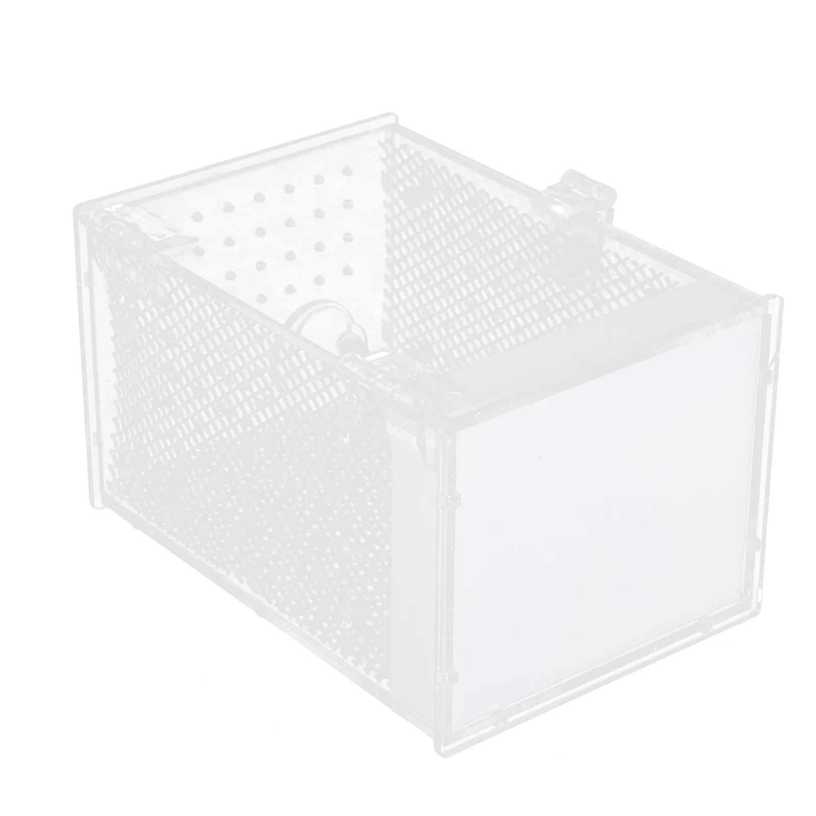 

Acrylic Insect Box Mantis Feeder Reptile Breeding Tank Pet Gecko Visible Case Spider Feeder White Display Container