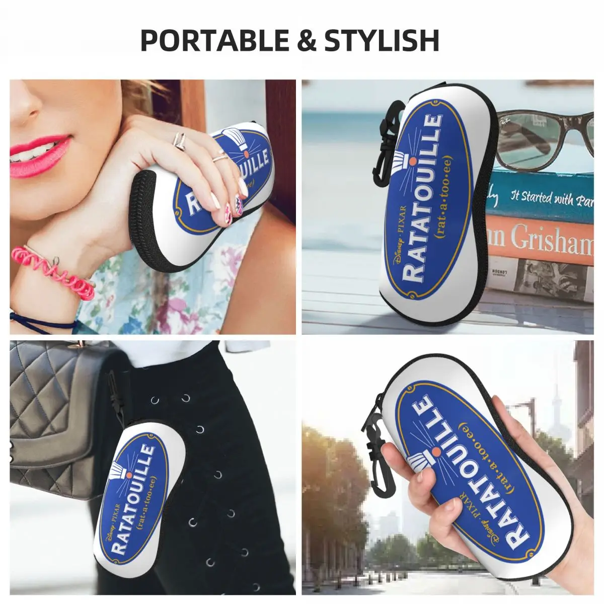 مخصص راتاتوي ريمي الكرتون فيلم شل نظارات حالة للجنسين أزياء النظارات حالة النظارات الشمسية حامي مربع