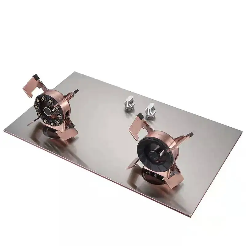 Household 2 stoves Magic plate Gas stove Overturned burner Mandarin duck hot stove