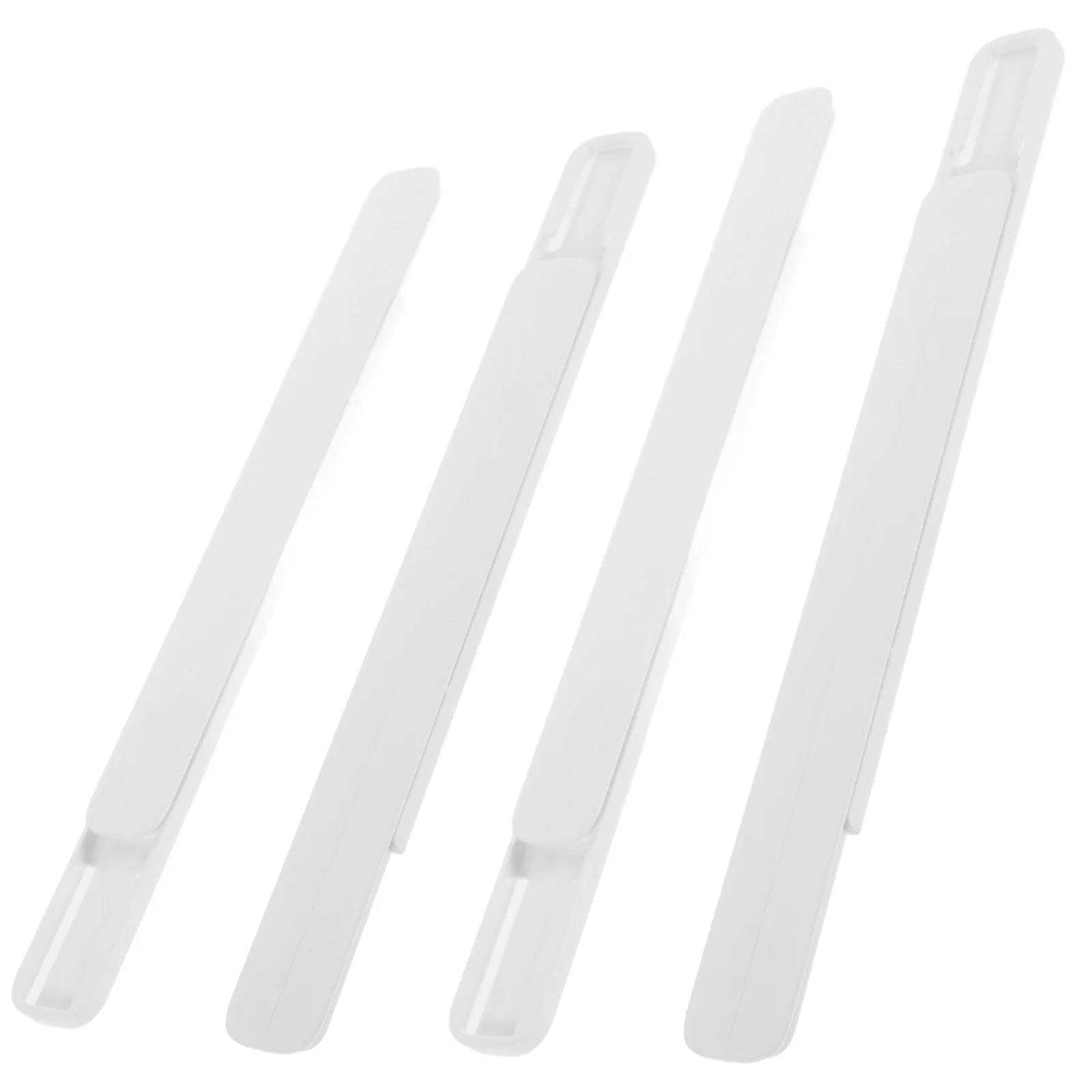 

4 Pcs Storage Box Rail Creative Track Bar Metal Drawer Guide The Hips Basket Accessories