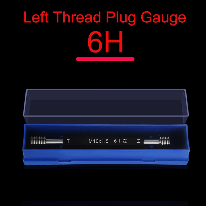 YRFL 1PCS Steel Double End Hex Handle Thread Plug Gage Gauge 6H M4 M5 M6 M7 M8 M10 M11 M12 M14 M15 M16 - M60 Thread Distance 0.5