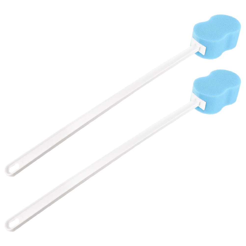 

2 Pcs Long Shower Scrubber Sponge Ball Soft Bristles Bath Cleaning Brush Body Exfoliator For Men Women Gym Home Use