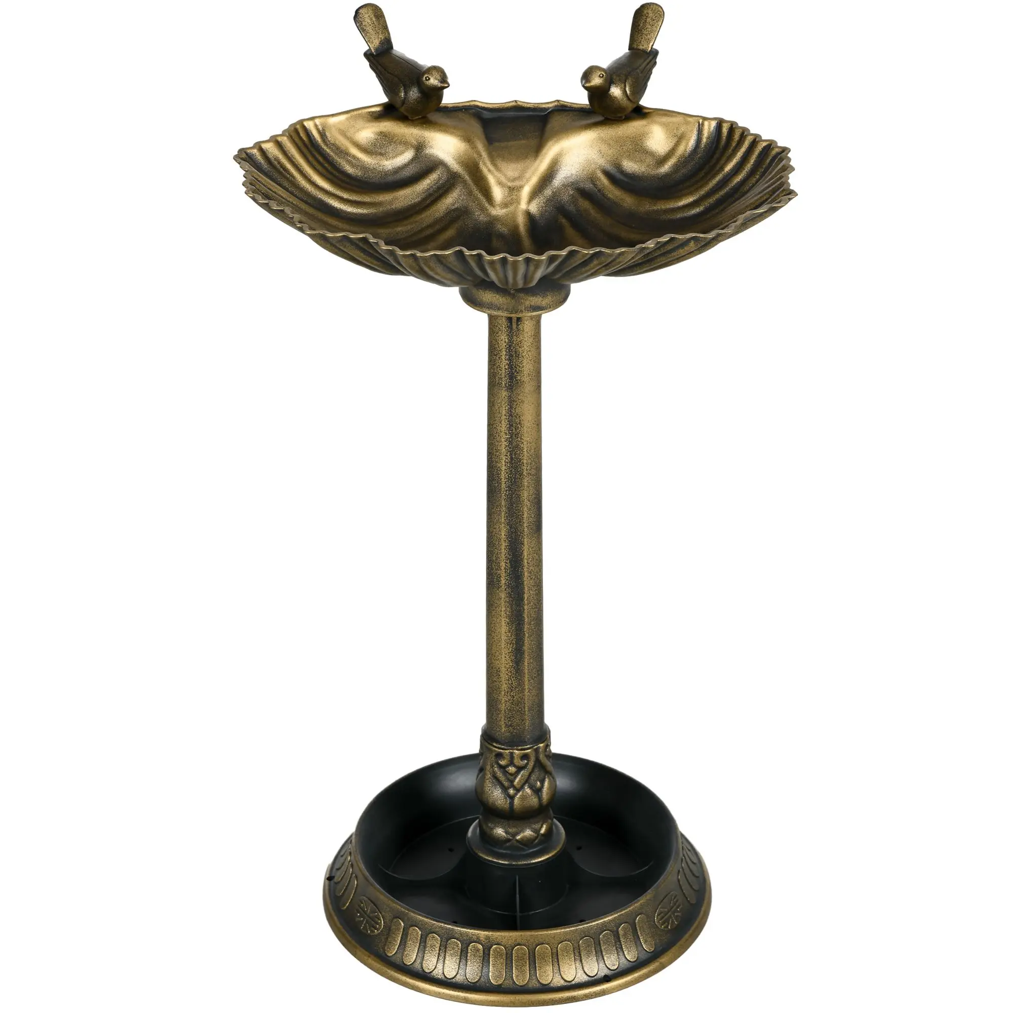 Antique Bronze Birdbath 32