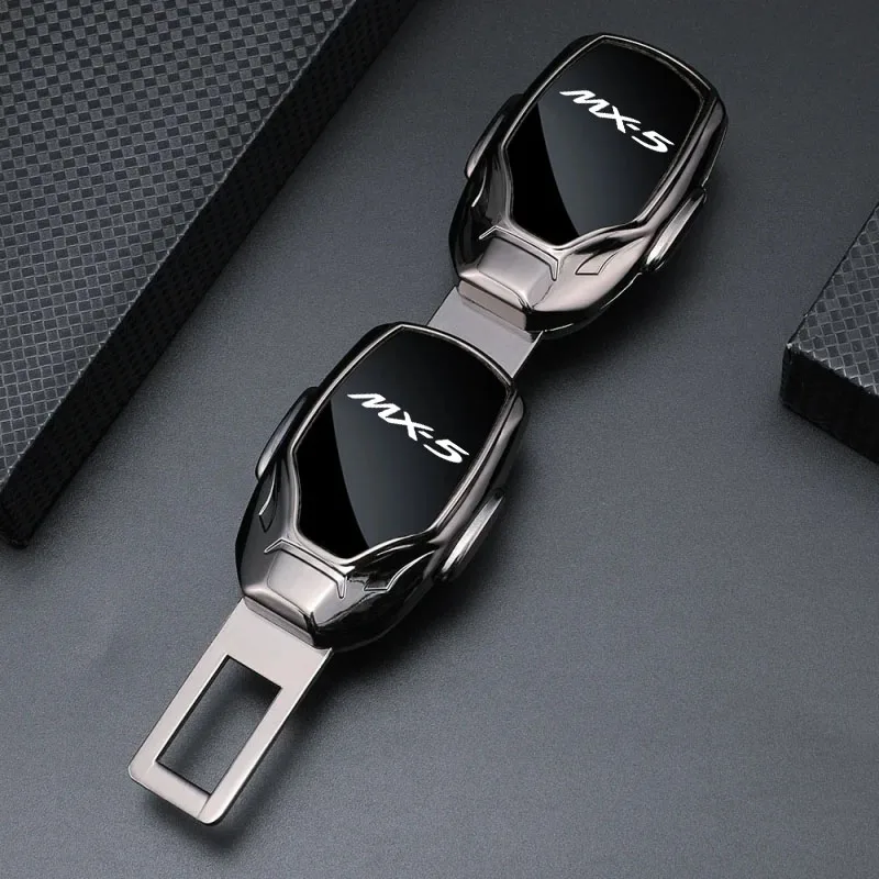 

Car Seat Belt Extension Plug Metal Seat Belt Clip Adjustable Extender for MX-5 MX5 Miata Na Nb Nc Nd Auto Accessories