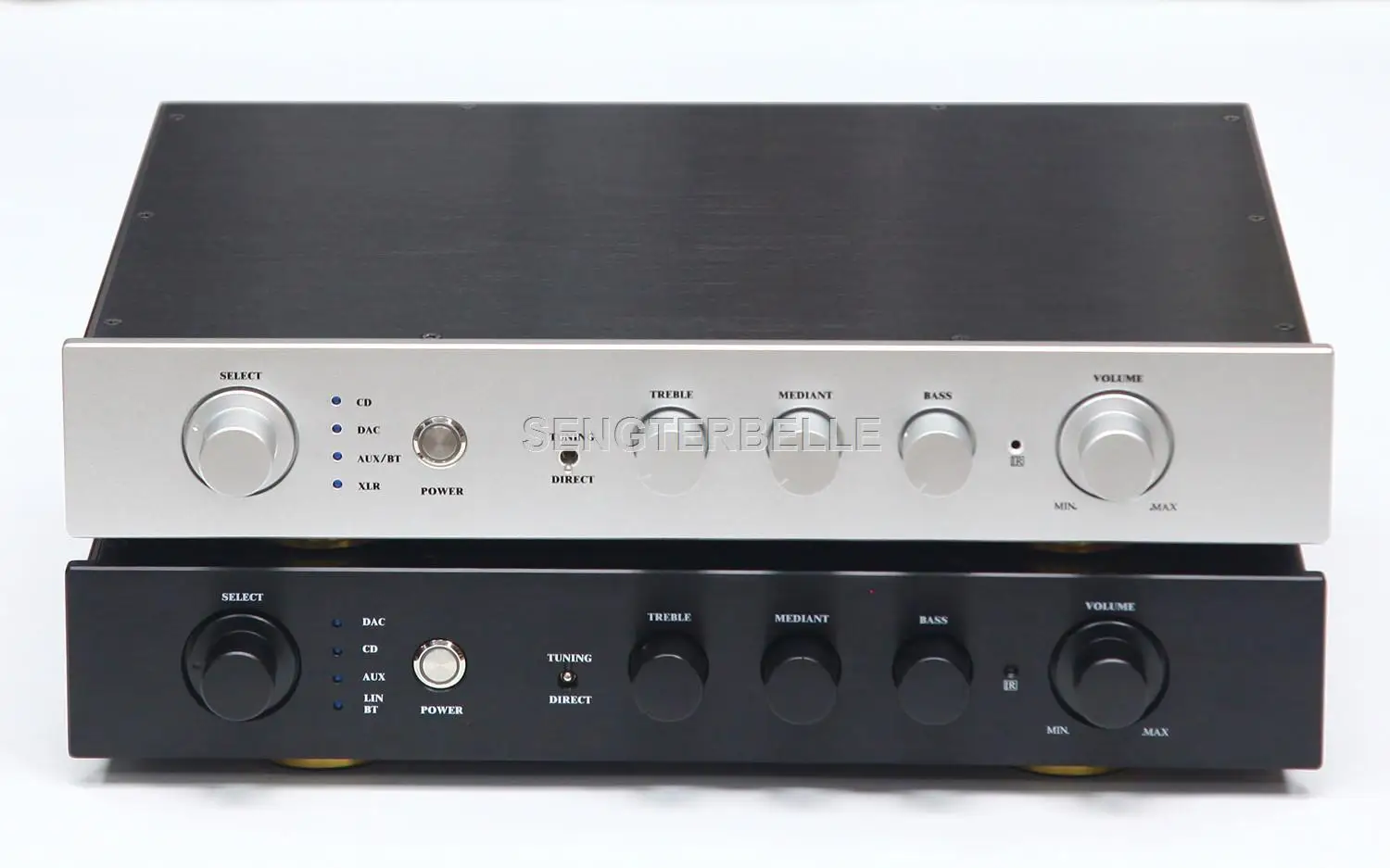 

Finished HiFi E300 Preamp Full Balance Tone Preamplifier With 4 Ways Input