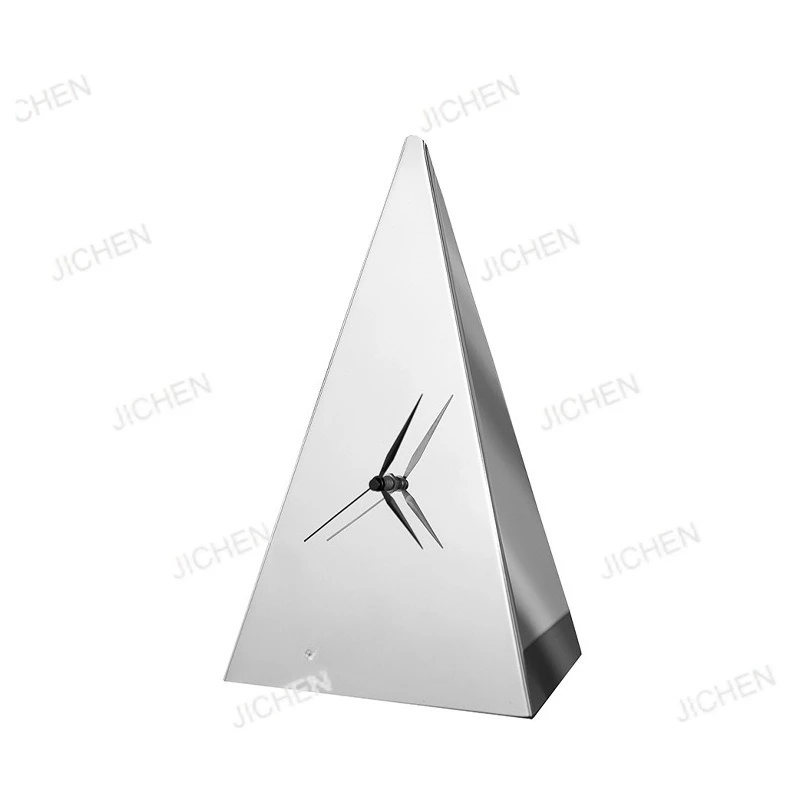 

Современные простые настольные часы из нержавеющей стали в европейском стиле, персонализированные, для декора комнаты, отеля, гостиной, настольные часы-украшение.