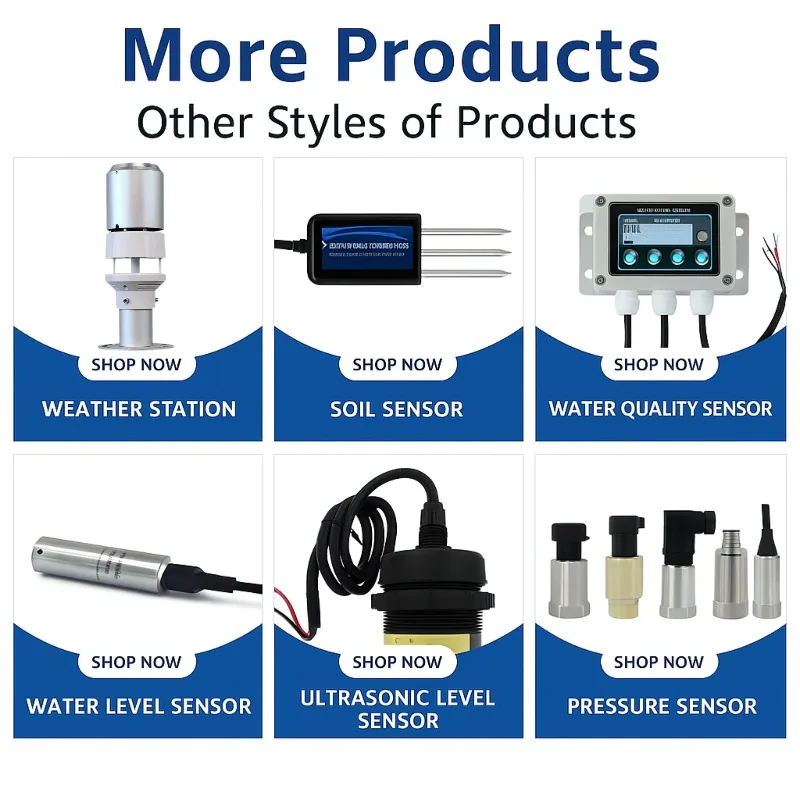 Agriculture Integrated Deep Soil Temperature Humidity Meter PVC Plastic Tube Multi-Depth  Moisture Sensor