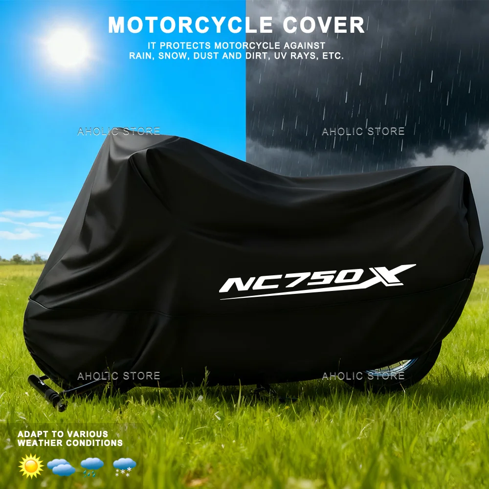 For Honda NC750X NC750 Motorcycle Cover UV Protective Dustproof Snowproof Outdoors Motorcycle Waterproof Cover NC750X