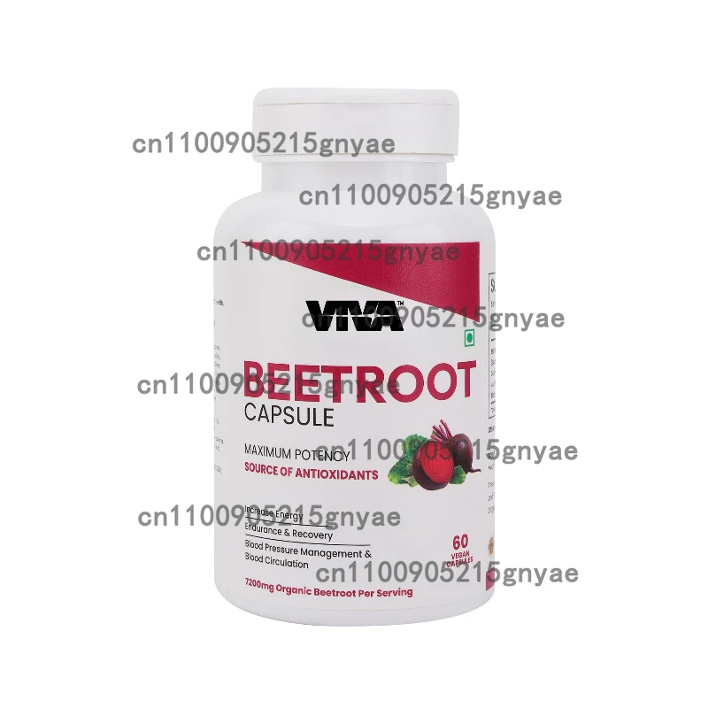 

Beetroot Capsules - Healthy Blood Pressure Support Supplement - Contains Hawthorn Berries, Hibiscus, and Garlic