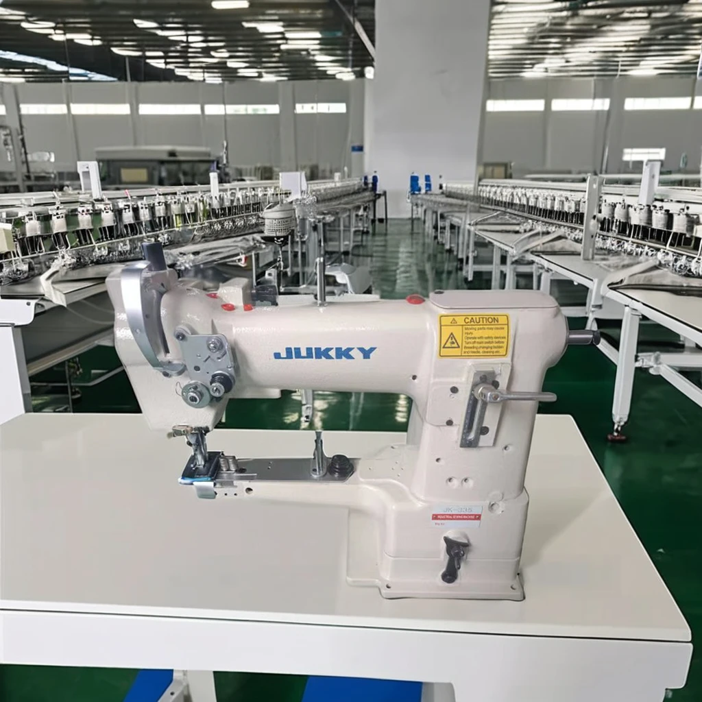 JUKKY 8B New Single Needle Industrial Cylinder Bed High-Speed Computerized Sewing Machine Lockstitch Engine High Productivity
