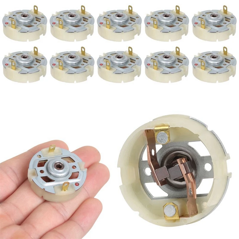 แปรงทองแดง RS550 มอเตอร์ชาร์จเจาะชิ้นส่วนแปรงคาร์บอนผู้ถือแปรงไขควงไฟฟ้าอุปกรณ์เสริม 10 PC