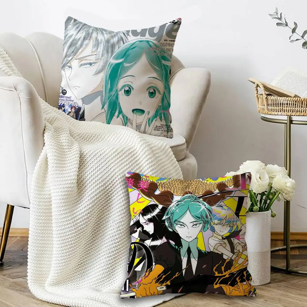 Anime Land of the Lustrous Cushion Cover Inches Farmhouse Decor Home Throw Pillow Covers for Couch Decorations