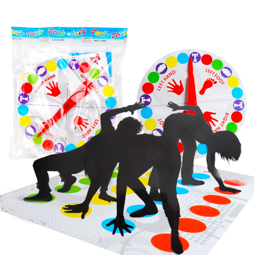 Giochi da tavolo divertenti all'aperto twister Indoor Twisting The Body For Children Adult Sport Interactive for Family Friend Group Party Toy