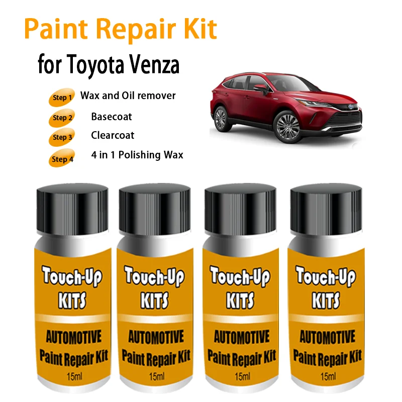 

Car Paint Repair Kit for Toyota Venza Touch-Up Set Paint Scratch Remover Automotive Paint Care Accessories Black White