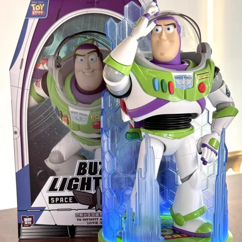 

New Disney Toy Story Buzz Lightyear Action Figure 17 Joints Movable Collectible Assembled Model Desk Decor Movie Toy Gift