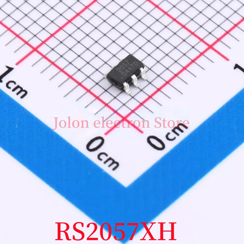 [10PCS] RS2057XH, marked “2057”, SOT-23-6, single-pole double-throw analogue switch IC