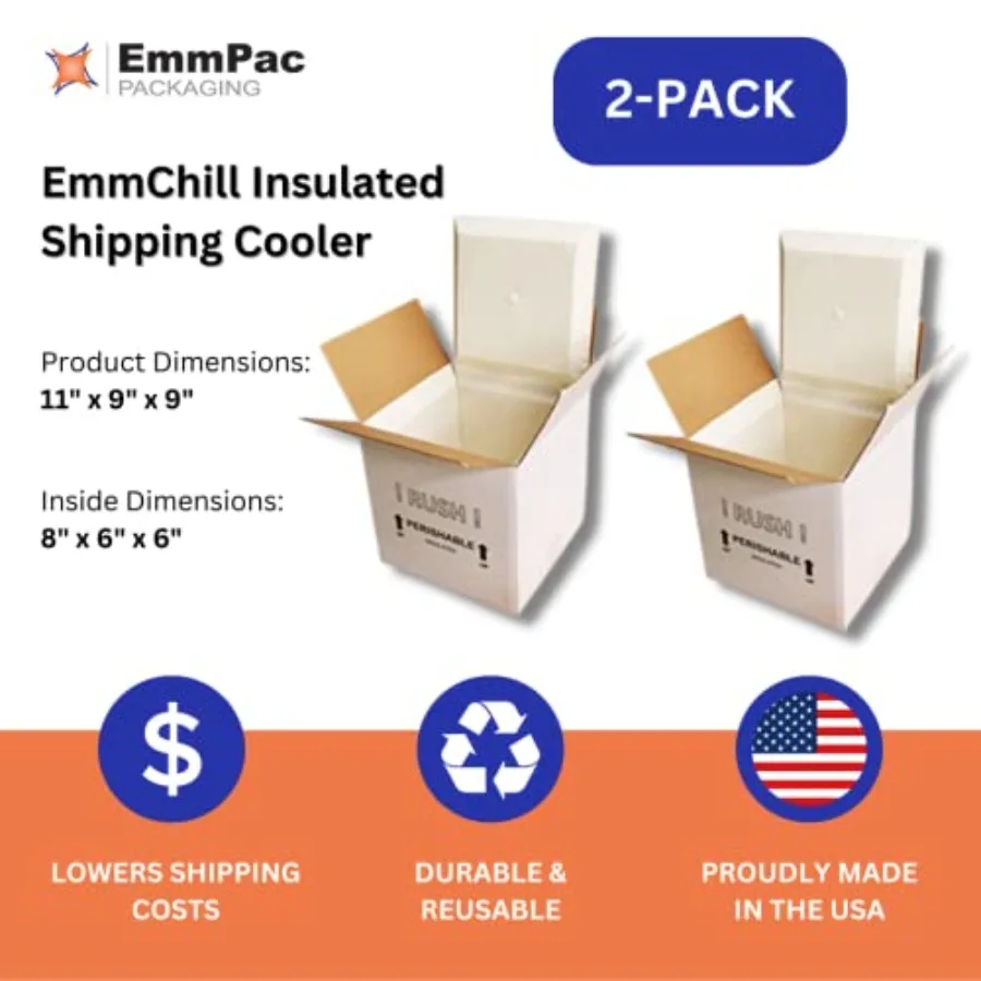 SF11A EcoFriendly Insulated Shipping Cooler, 11