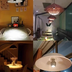 LED E27 Zoom Spotlight LED Bulb Strong Light Warm Light Focus Three-color Dining Room Living Room Adjustable Focus Indoor Light